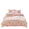 Korean Style Brushed Four-Piece Set Wholesale Small Fresh Student Dormitory Bed Sheets and Quilt Cover Three-Piece Set for All Seasons