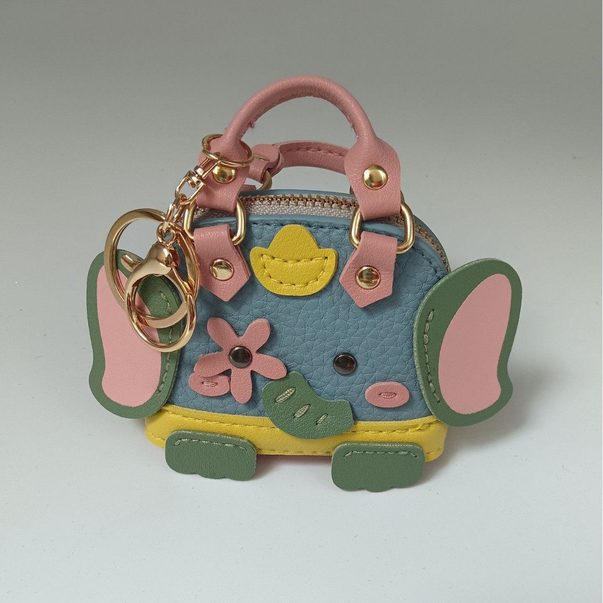 Mini Bag Creative Pattern Coin Purse Lychee Coin Genuine Leather Women's Wallet New Card Holder Cosmetics Bag Short Zipper