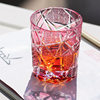 Japanese Edo Kiriko Whiskey Crystal Cup Hand-Carved High-End Wine Glass Set Beer Glass White Wine Glass