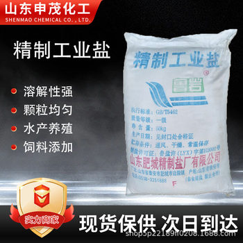 Refined Industrial Salt Feicheng Shengli Salt Industry Salt for Water Treatment Fine Salt Washing and Thickening Industrial Grade Sodium Chloride