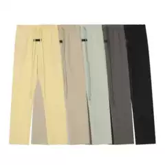 American High Street Essentials Terry Thin Loose Sports Pants for Men and Women Casual Drawstring Long Pants