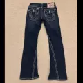 Dark blue thick line