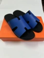 Black + sapphire blue palm print