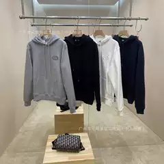D's New High-Quality Autumn and Winter New Basic Embroidered Hoodie Hooded Sweatshirt Loose Men's and Women's Same Style
