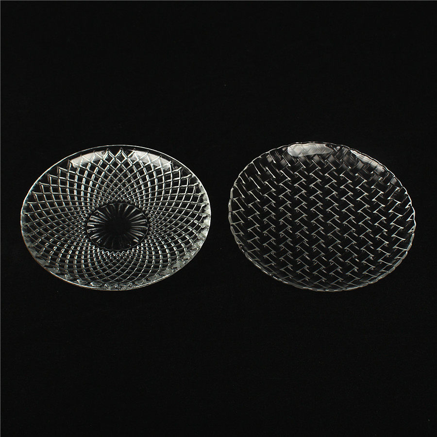 Factory price wholesale glass snack plate wine cup/KTV fruit plate home fruit bucket with dish plate fruit plate snack plate