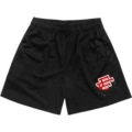 Black red label without holes