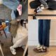 王一博同款真皮内增高德训鞋女2025新款厚底小白鞋丑萌运动休闲鞋