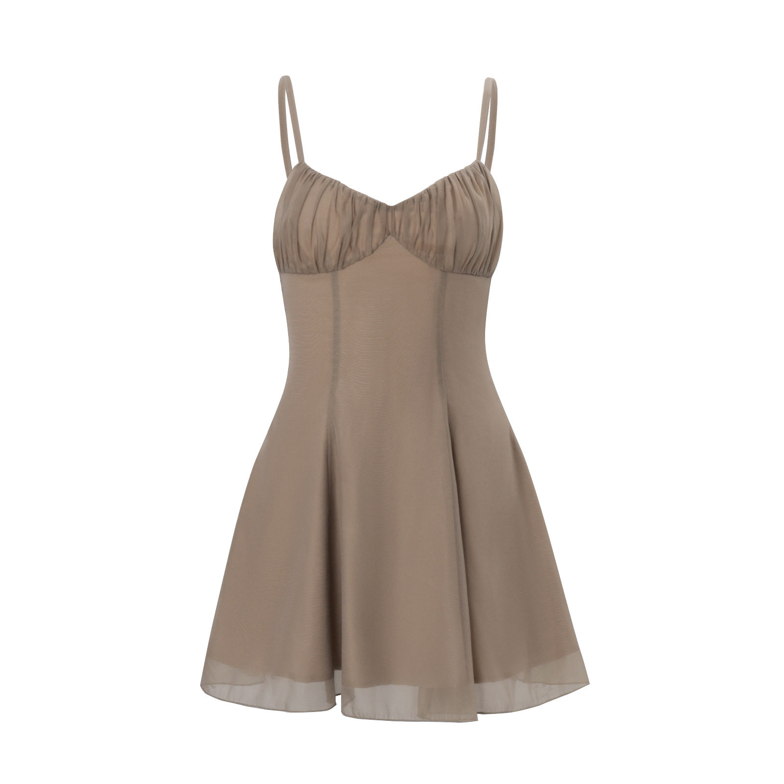 Womens Spring Fashion Dress Sexy V Neck Fitted Waist Spaghetti Straps Stylish for Parties or Night Out Wholesale