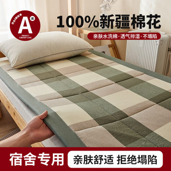 Wholesale Class a Xinjiang Cotton Student Dormitory Mattress Mattress Kidsren's Bunk Bed Thickeneded Tatami Soft Mattress