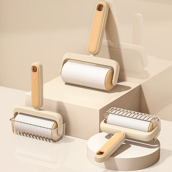 2023 New Corrugated Lint Remover Household Convenient Clothing Sofa Pet Removable Lint Remover Roller Lint Brush