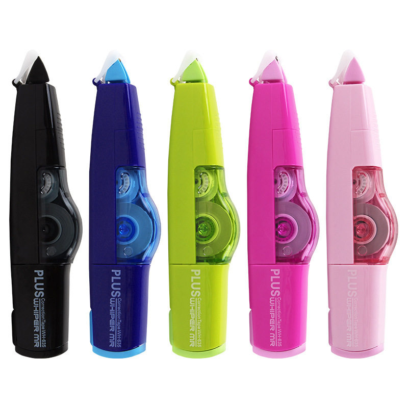 Japan PLUS 635 affordable 5mm replacement core transparent pen type smart roller body modification correction tape