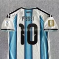 26 argentina home game + printed number 10 star + world cup badge