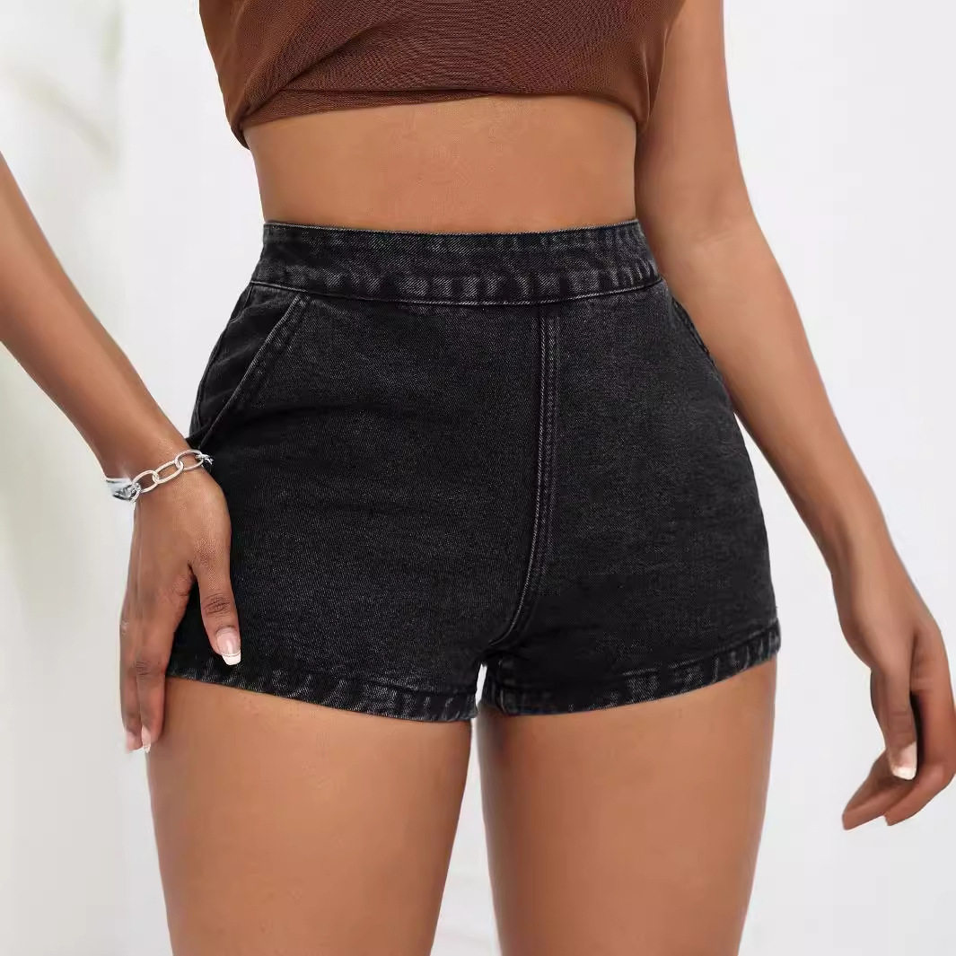 Womens Slim Fit Denim Shorts Comfortable Stylish Casual Perfect for Summer Outings Wholesale Available
