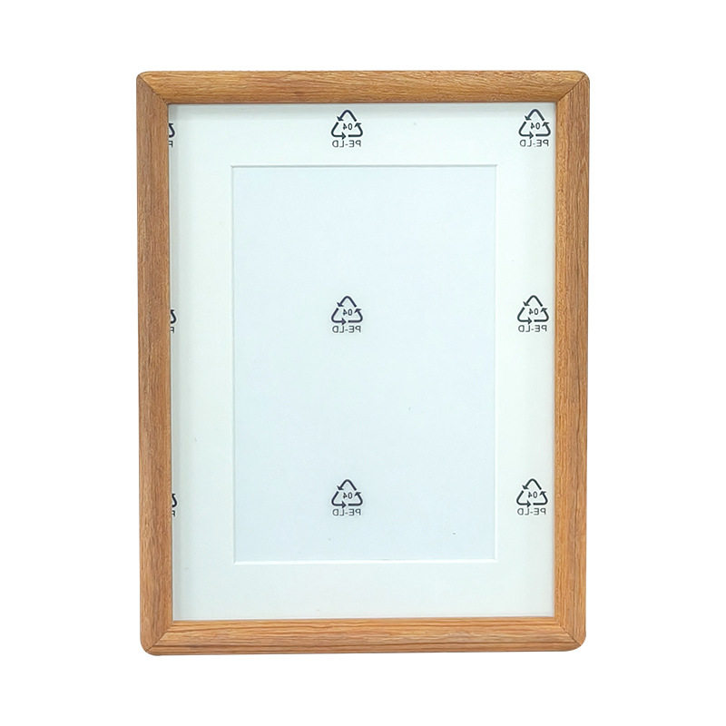 Solid wood mortise calligraphy photo frame decoration 6-inch 7-inch 8 factory wholesale rounded frame Chinese style picture frame mounting ornaments