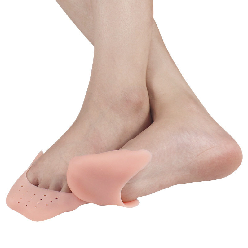 Toe Shoe Cover Silicone Foot Cover Forestock Pad Toe Protective Cover Thickened Anti-Pain Anti-Wear Insole Half-Size Pad