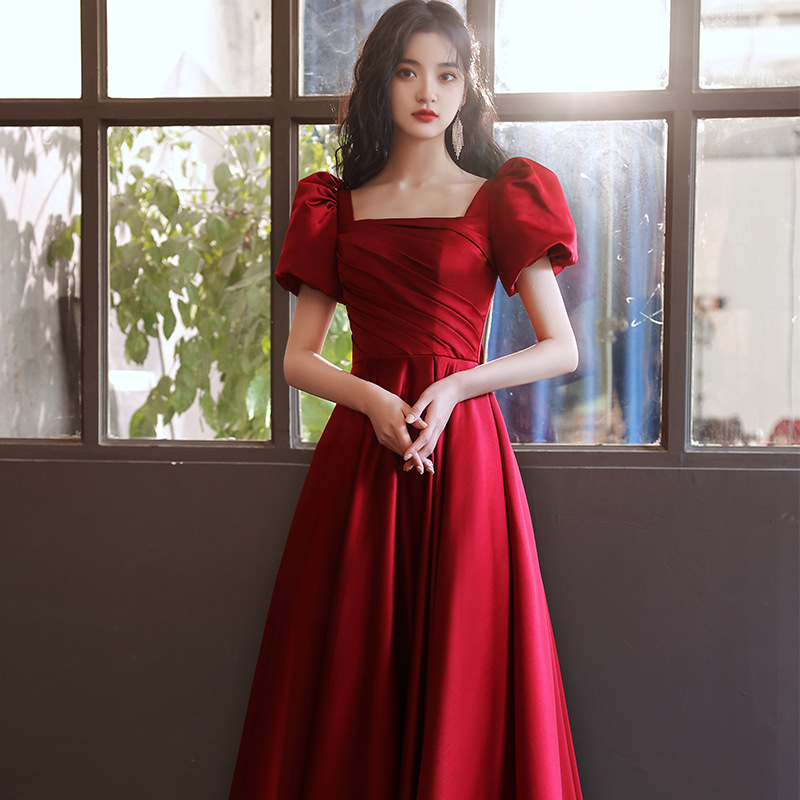 (Mới) Mã E6297 Giá 1390K: Váy Đầm Liền Thân Dự Tiệc Nữ Tunkcl Hàng Mùa Xuân Thu Đông Dùng Trong Lễ Cưới Thời Trang Nữ Chất Liệu G04 Sản Phẩm Mới, (Miễn Phí Vận Chuyển Toàn Quốc).