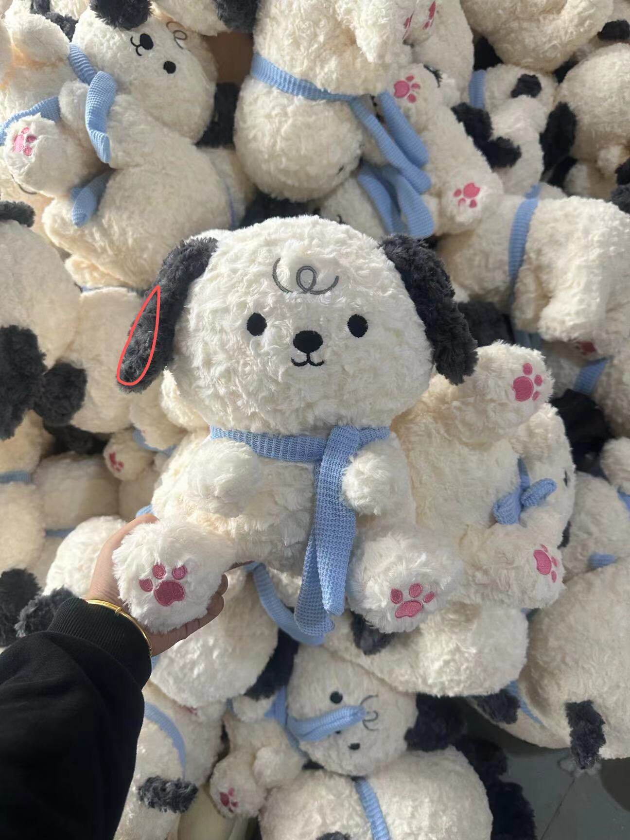 40厘米12寸大号毛绒玩具地推礼品娃娃婚礼互动公仔玩具活动定logo