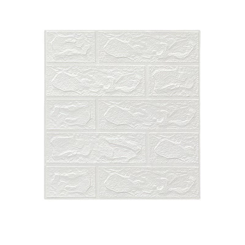 跨境3d立体墙贴自粘墙纸XPE泡棉35*38.5小尺寸装饰自贴砖纹墙贴