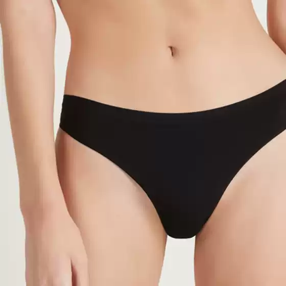 EU Size Women's Cotton Panties Youth Sexy Thong Invisible Bikini Combed Cotton Briefs In Stock