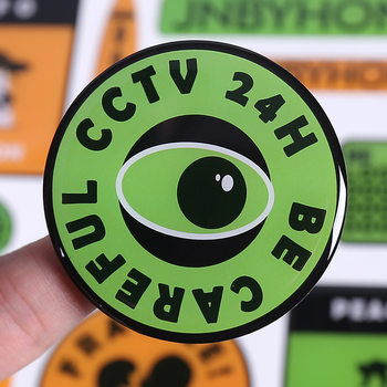 Crystal Drop Plastic Label Sticker 3D Custom Logo Waterproof Sealing Sticker Advertising Trademark Self-Adhesive Label