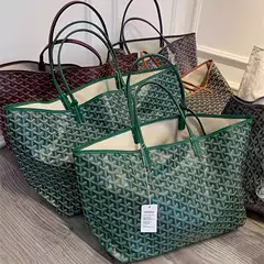 High quality dog tooth tote bag, Goya bag, medium and large shopping bag, classic handbag, shoulder bag, opposite version