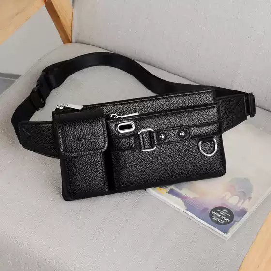 Cross-border Supply New Men's Waist Bag Outdoor Sports Multifunctional Chest Bag Boys Casual Crossbody Bag Mobile Phone Backpack