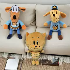 Cross-Border New Detective Dog Adventure Series Dog Man's Stuffed Toy Children's Cartoon Doll Doll