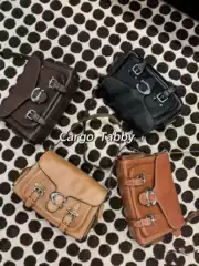Kou 2024 New Cargo Soft Tabby Shoulder Crossbody Handbag Vintage Flip Casual Bags