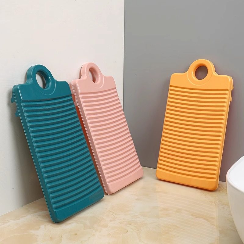 New Washing Board Washing Board Plastic Thickened and Durable Old-fashioned Mini Large Washing Board Kneeling Punishment Husband Creative