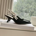 Black patent leather (6.5cm)