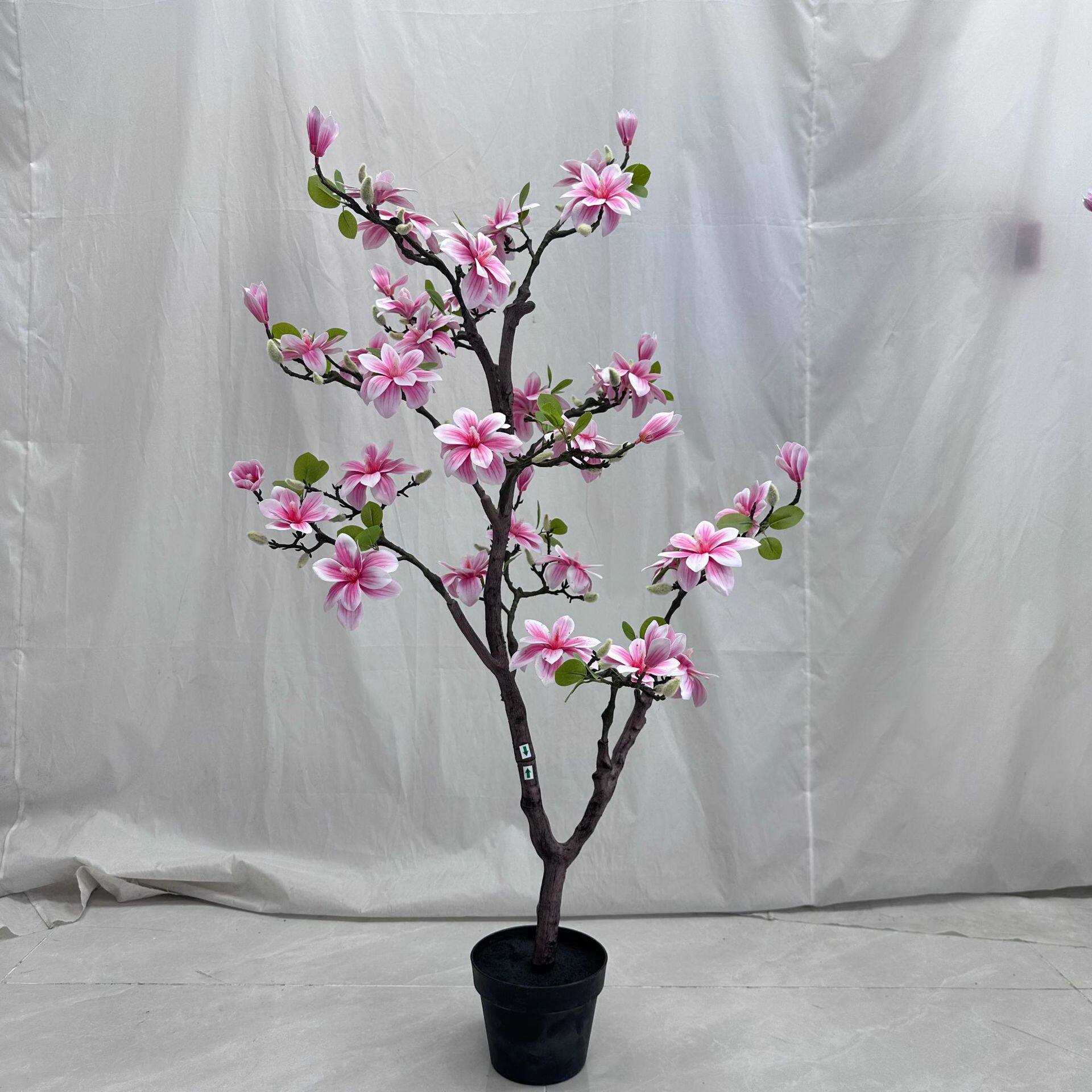 仿真西湖玉兰花假花软装家居饰品客厅餐桌室内摆设绢花插花装饰品