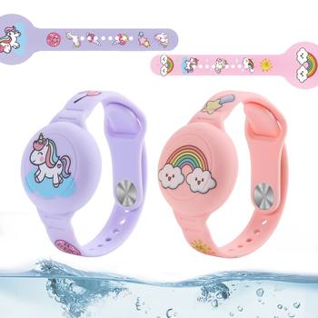 Suitable for Airtag Protective Case, Anti-Lost Device, Cartoon Children's Bracelet, Wristband, Waterproof Strap, Airtag2 Protective Case