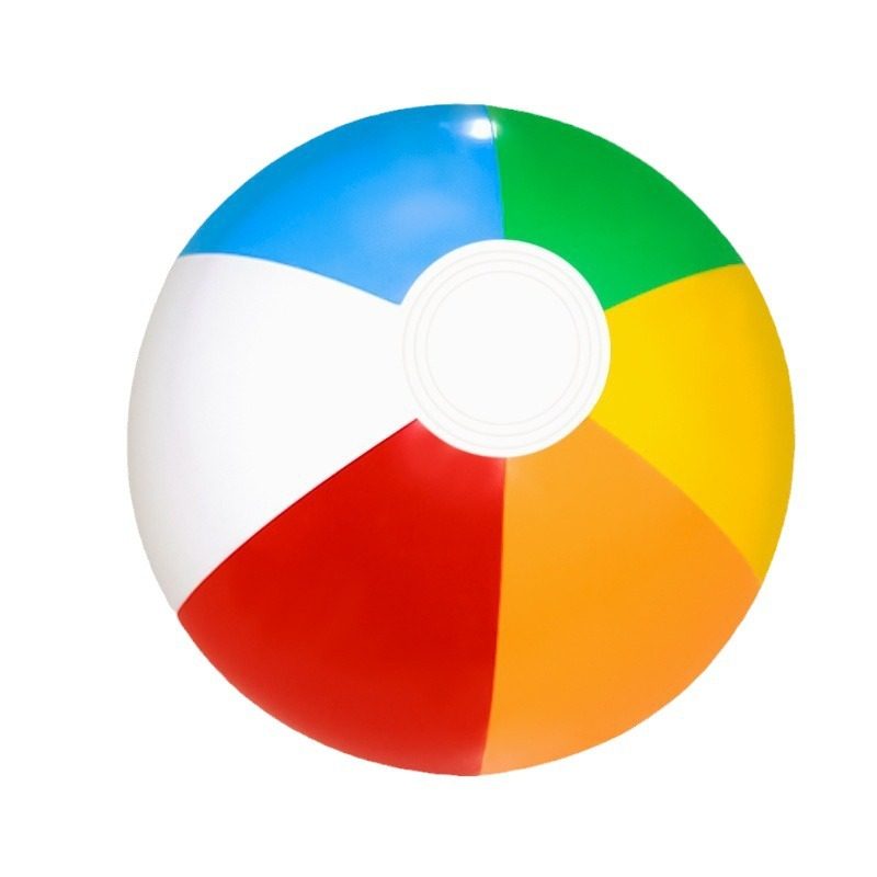 Factory wholesale inflatable beach ball school parent-child activity toy blow balloon pvc football outdoor beach ball