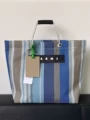 1-1 blue and white stripes-aluminum portable