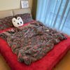 Winter Thickened Milk Velvet Bed Cover Four-Piece Set Student Dormitory Three-Piece Set Winter Warm Quilt Cover Bed Sheet Velvet Bedding