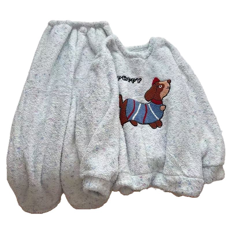 睡衣冬季女款珊瑚绒2025年新款冬天法兰绒秋冬家居服套装厂家直销