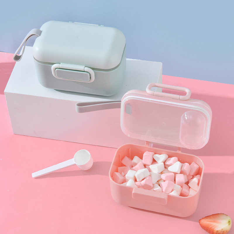 Portable Milk Powder Box, Portable Out-And-Out Baby Large-Capacity Milk Powder Storage Tank, Baby Milk Powder Sealed Box, Milk Box