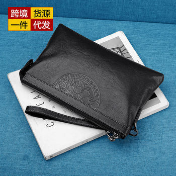Katie Kangaroo Men's Handbag Envelope Bag Casual Large Capacity Hand Bag Clutch Bag Tide 1907-1 Cross-border Supply
