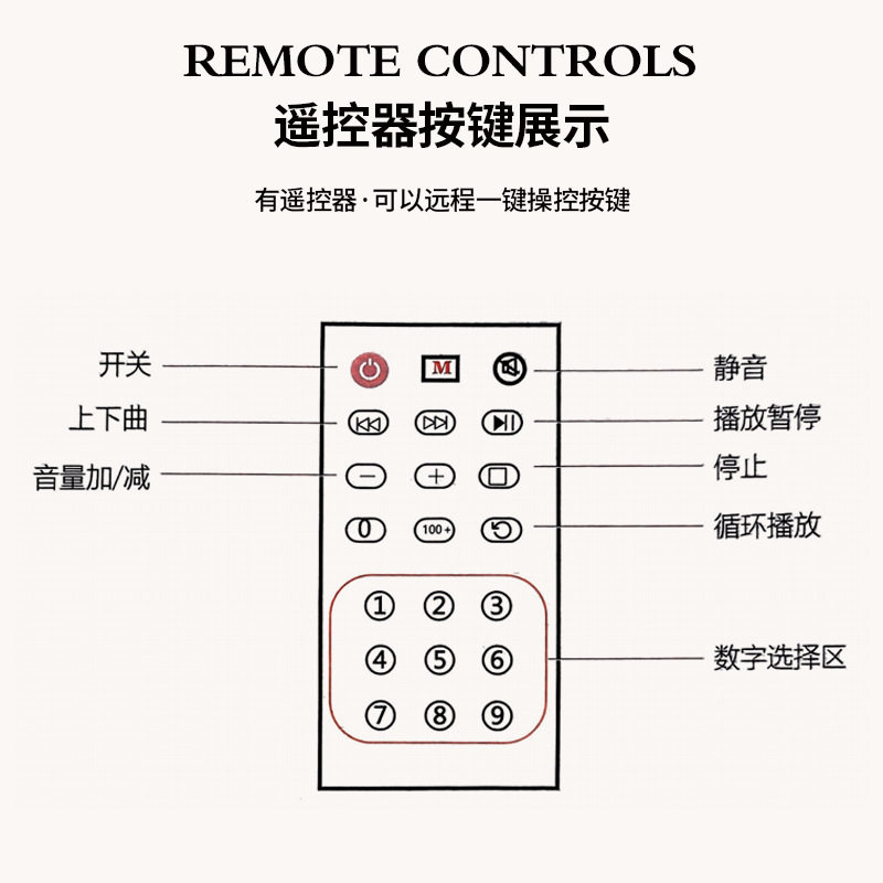 Cross-border high-value CD player portable multifunctional retro bluetooth stereo lasting HIFI sound quality birthday gift