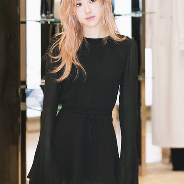 Womens Long Sleeve Mesh Dress Round Neck Flared Hem Elegant Style Perfect for Winter Events Wholesale Available