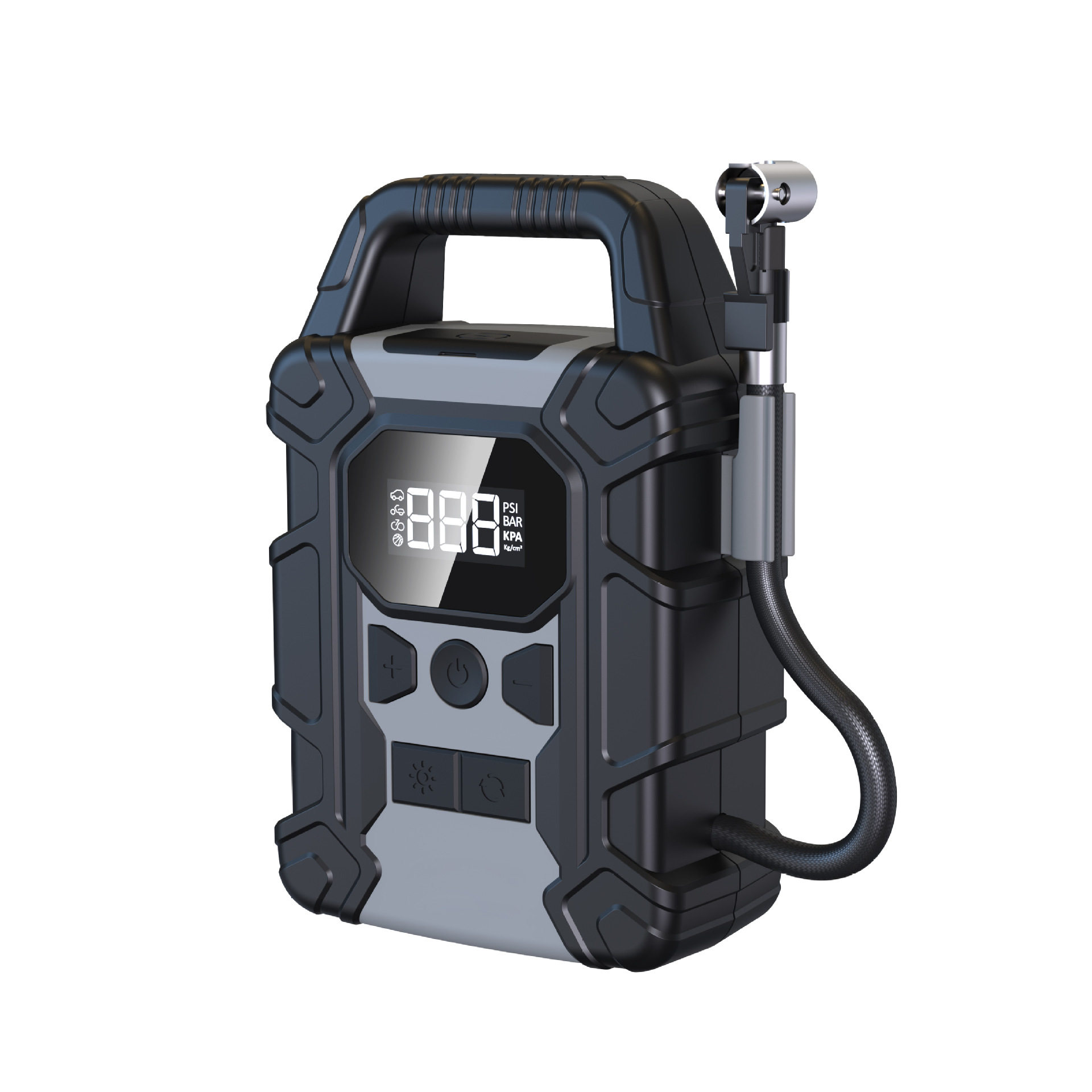 Cross-Border Hot Selling High-Power Wireless Car Air Pump Tire Car Multi-Function Portable Electric Air Pump Digital Display