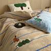 Winter Rabbit velvet four-piece set ins style niche double-sided velvet quilt cover milk velvet bed sheet thickened warm four-piece set