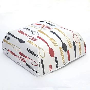 Source factory creative heat preservation vegetable cover foldable heat preservation vegetable cover kitchen table food cover LOGO production