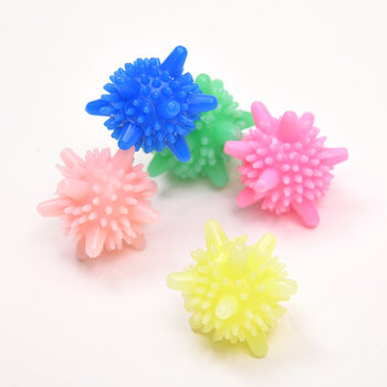 Laundry Ball Washing Machine Clothes Cleaning Ball 4.5cm Solid PVC Magic Decontamination Anti-winding Clothes Washing Ball