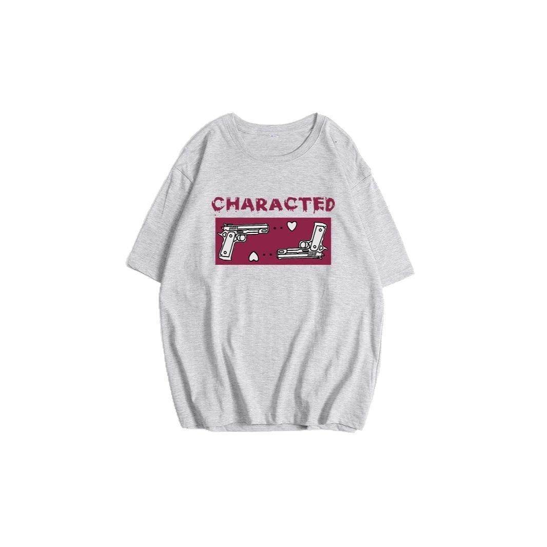 Womens Summer Graphic T Shirt Loose Fit Round Neck Short Sleeve Cotton Casual Everyday Wear Wholesale Available