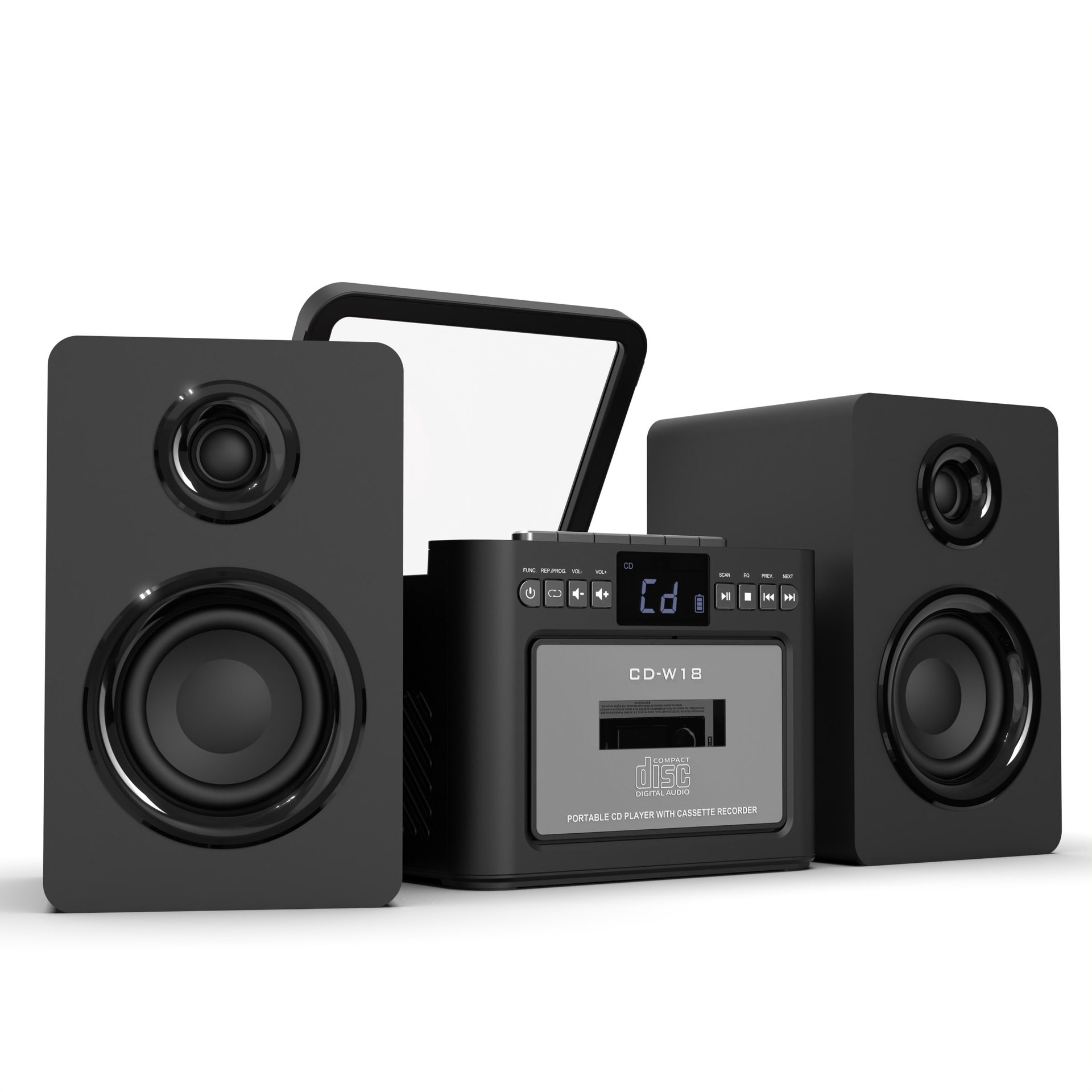 CD player desktop speaker home bluetooth audio tape player FM radio TF English repeat new CD player