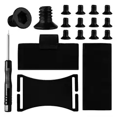 Metal clip accessories carbon fiber card package stainless steel clip stainless steel back clip air tag reserved position