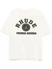 2025 Spring/Summer Men's Essential Logo Print Loose-Fit Short-Sleeve T-Shirt - Classic Crew Neck Basic Top
