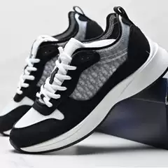 Cross-Border New B25 Trendy Letter Home Low-Top Casual Men's Shoes with Floral Embroidery Lace-Up Fashion Sneakers