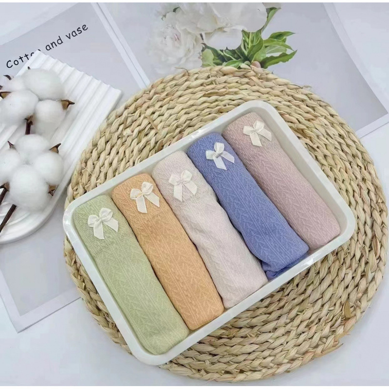 艾草礼盒女士内裤中腰5条盒装内裤女温变内档舒适透气大码mm内裤